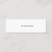 DL Letter Envelope Telefonnummerkarte (Vorderseite)