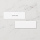 DL Letter Envelope Telefonnummerkarte (Vorne/Hinten)