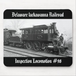 DL+ W-Dampf-Inspektions-Lokomotive Mousepad