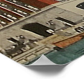 DL+W Eisenbahn Buffalo Terminal 1920 Poster (Ecke)