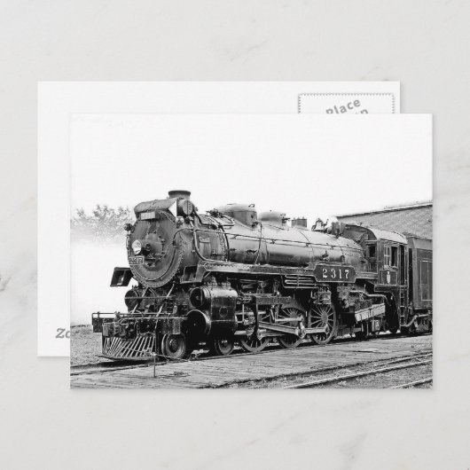 DL & W RR Scranton Pa Postkarte (Vorne/Hinten)