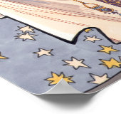 Dlane at Dusk Poster (Ecke)