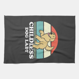 dless Dog Lady Geschirrtuch