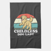 dless Dog Lady Geschirrtuch (Vertikal)