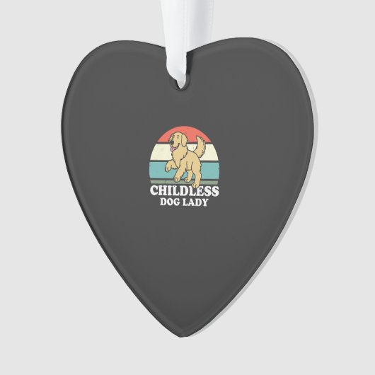 dless Dog Lady Ornament (Vorderseite)
