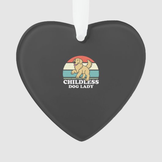 dless Dog Lady Ornament (Vorderseite)