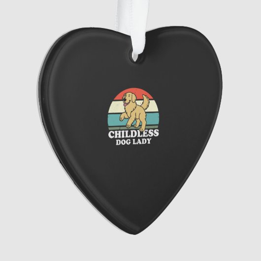 dless Dog Lady Ornament (Vorderseite)