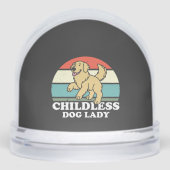 dless Dog Lady Schneekugeln (Vorderseite)