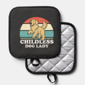 dless Dog Lady Topflappen (Vorderseite/Rückseite)