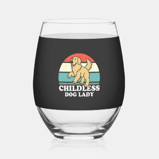 dless Dog Lady Weinglas Ohne Stiel