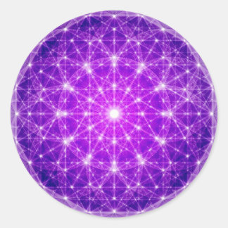 D'Light Full Mandala Runder Aufkleber