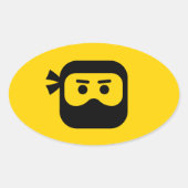 DLive Ninja Icon Sticker (Vorderseite)
