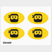 DLive Ninja Icon Sticker (Blatt)