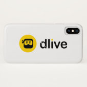 DLive schwarze volle Logo-Telefon-Hüllen Case-Mate iPhone Hülle (Rückseite (Horizontal))