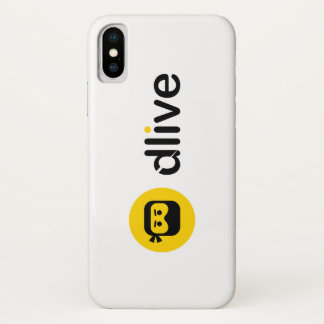 DLive schwarze volle Logo-Telefon-Hüllen Case-Mate iPhone Hülle