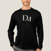 DM-02 SCHWARZ Tri-Blend SHIRT (Vorderseite)