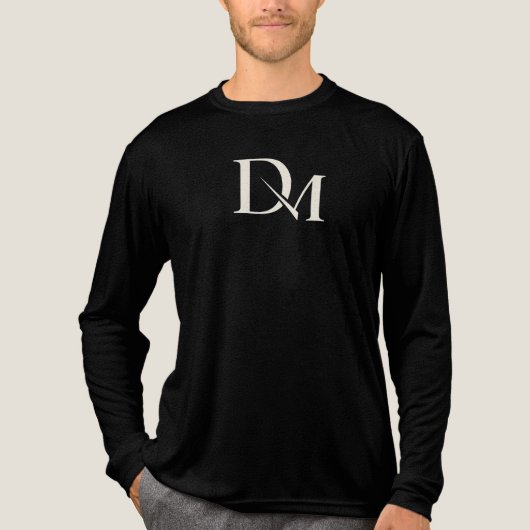 DM-02 SCHWARZ Tri-Blend SHIRT (Vorderseite)