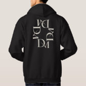 DM-03 SCHWARZ HOODIE (Rückseite)