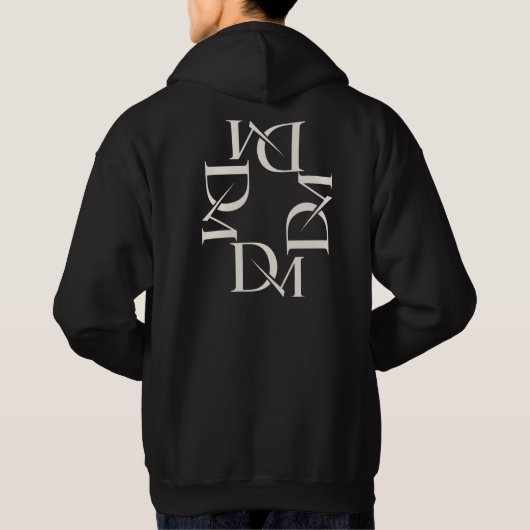 DM-03 SCHWARZ HOODIE (Rückseite)
