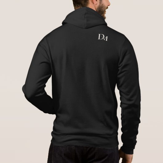 DM-04 SCHWARZ HOODIE (Rückseite)