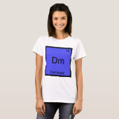 Dm - Demokratisches Funny Element Chemistry Symbol T-Shirt (Vorne ganz)