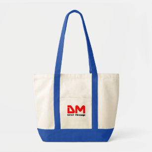 DM Direct message Tote Bag Tragetasche
