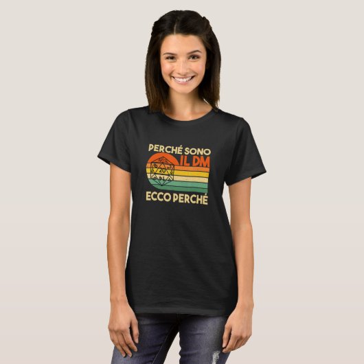 Dm Dungeons Tabletop D20 Dragons Rpg T-Shirt (Vorne ganz)