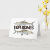 DM-KnochenBonefish Karte (Gelbe Blume)