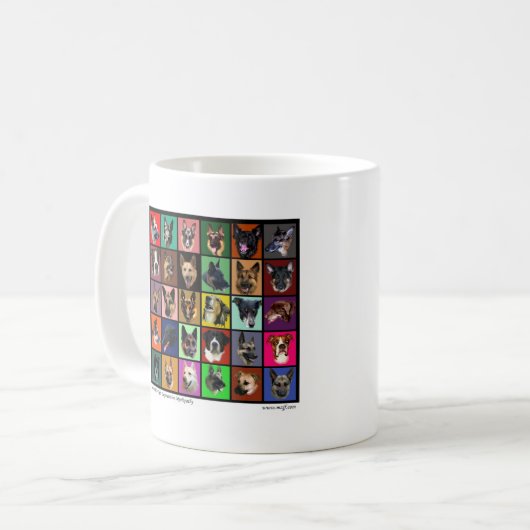 Dm-Regenbogen-Soule Kaffeetasse (Vorderseite Links)