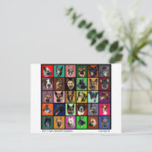 Dm-Regenbogen-Soule Postkarte (Stehend Vorderseite)
