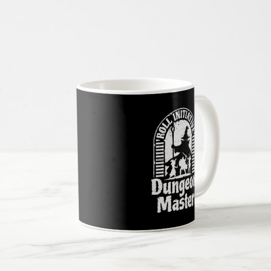 DM Roll Initiative RPG Kaffeetasse (VorderseiteRechts)