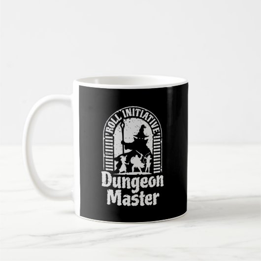 DM Roll Initiative RPG Kaffeetasse (Links)