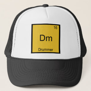 Dm - Symbol-T-Shirt für Drummer Funny Chemistry El Truckerkappe