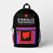 D'Maglio und der schwarze Rucksack (Vorderseite)