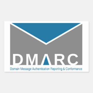 DMARC-Logo-Aufkleber Rechteckiger Aufkleber