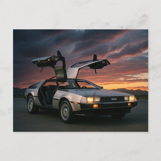 DMC 12 POSTKARTE (Vorderseite)