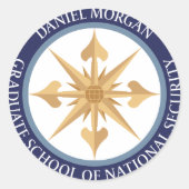 DMGS-Aufkleber Runder Aufkleber (Vorderseite)