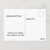 Dmin Professionals Day MVP-Trophäe Gruß Postkarte (Rückseite)