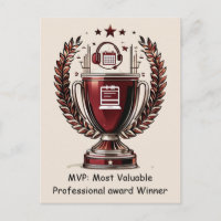 Dmin Professionals Day MVP-Trophäe Gruß
