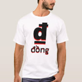 ₫ đMinng white T-Shirt (Vorderseite)