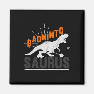 Dminto Saurus Rex Birdie Shuttle Dinosaur Dminton  Magnet