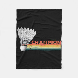 Dminton Player Champion Fleecedecke
