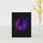 Dminton Player Dminton Women's Squash Shuttle Karte (Gelbe Blume)