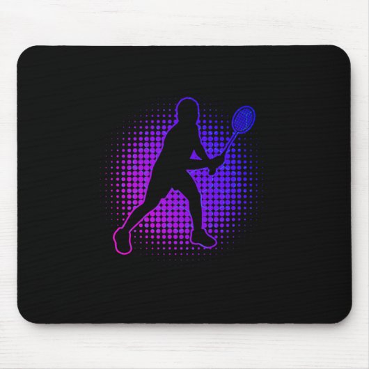 Dminton Player Dminton Women's Squash Shuttle Mousepad (Vorne)