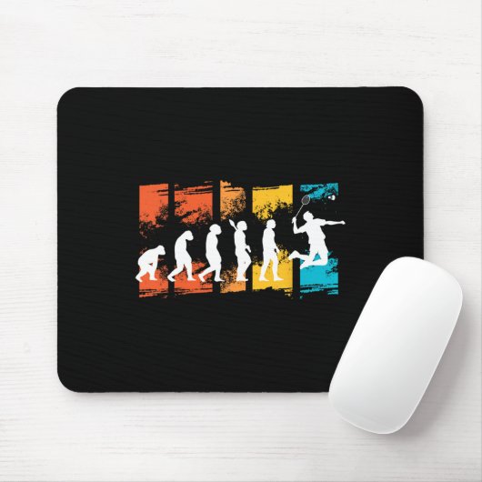 Dminton Player Evolution Shuttle Dminton Racket 1 Mousepad (Mit Mouse)