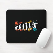 Dminton Player Evolution Shuttle Dminton Racket Mousepad (Mit Mouse)