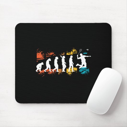 Dminton Player Evolution Shuttle Dminton Racket Mousepad (Mit Mouse)