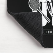 Dminton Player Vater Der Shuttle Player Dminton Pl Mousepad (Ecke)
