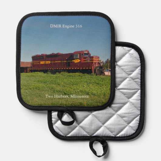 DMIR Motor 316 Pothalter Topflappen (Vorderseite/Rückseite)