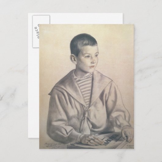 Dmitri Dmitrievich Shostakovich als Kind Postkarte (Vorne/Hinten)